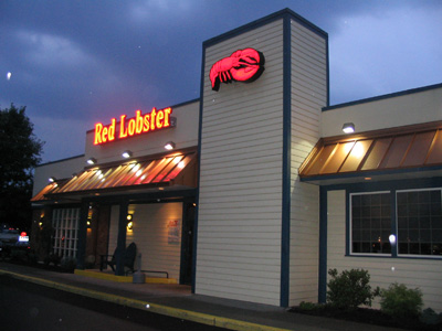 Outside Red Lobster